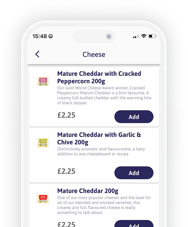 Easily Order Fresh Dairy & More With Just A Few Taps